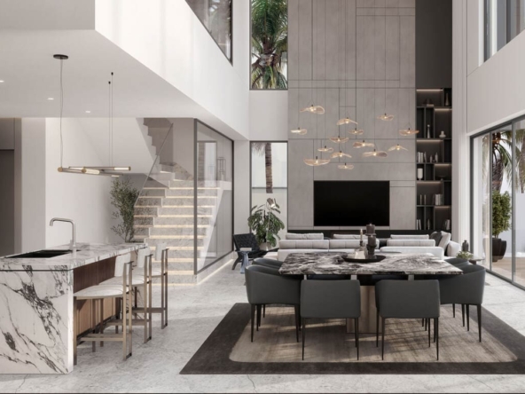 Salle à manger - The Watercrest - Dubai - Haaz Properties DUBAI - Haaz Properties