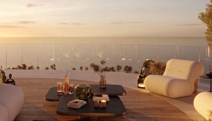 Terrasse vue mer - Crédit immobilier Dubaï - DUBAI - Haaz Properties DUBAI - Haaz Properties
