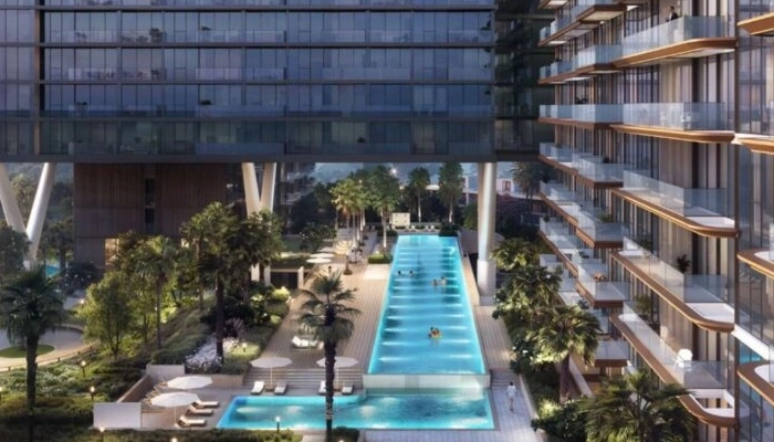 Piscine à JVC - Investir Jumeirah Village Circle - Dubaï - Haaz Properties DUBAI - Haaz Properties